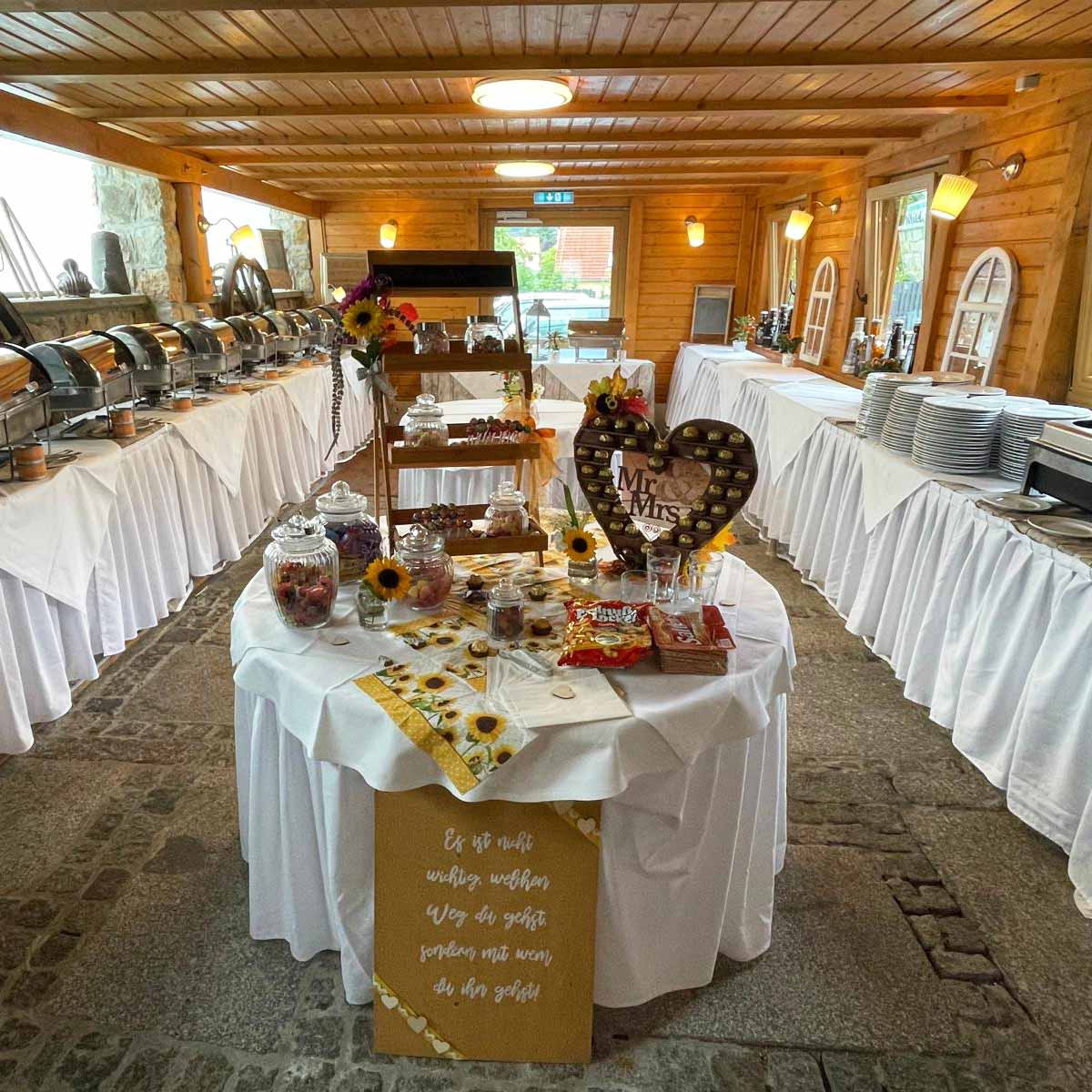 Landgasthof und Landhotel Heidekrug - Kulinarik Buffetraum